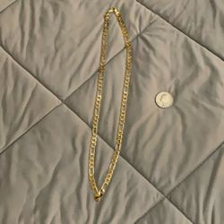 24’’ Figaro Gold Plated Chain 