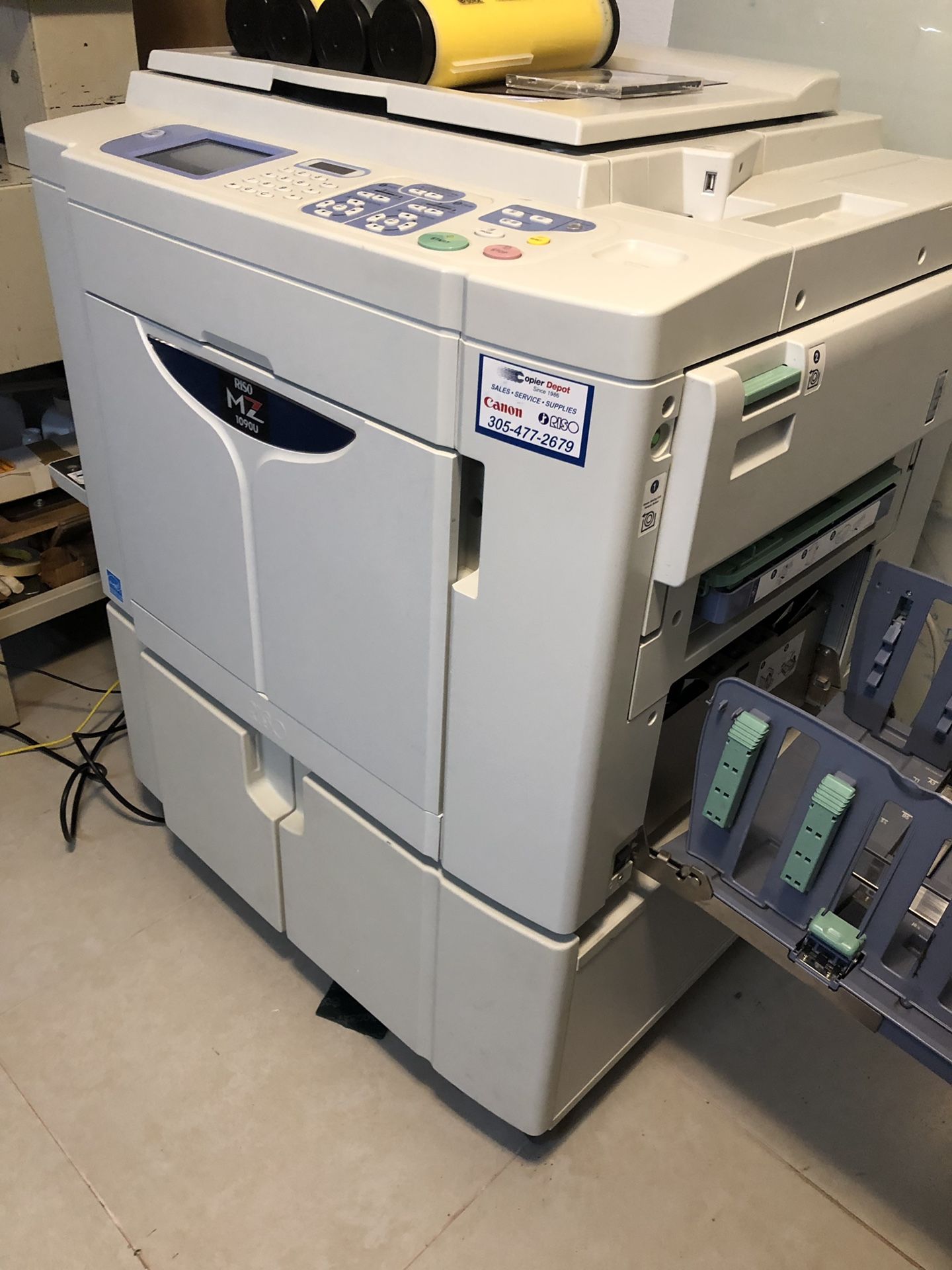 RISOGRAPH MZ1090 HIGH SPEED DIGITAL DUPLICATOR - RISO MZ1090