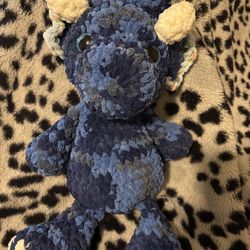 Crocheted Triceratops!