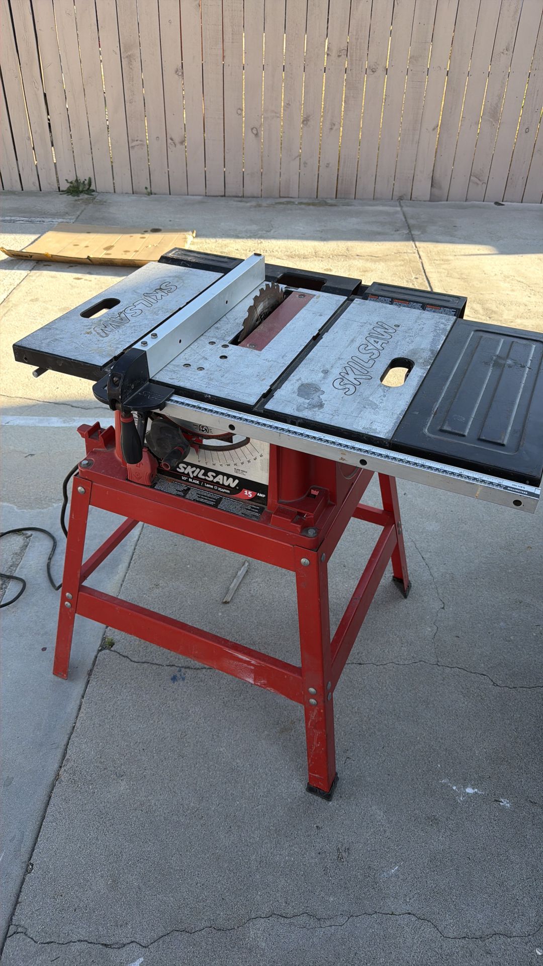 Table saw skilsaw