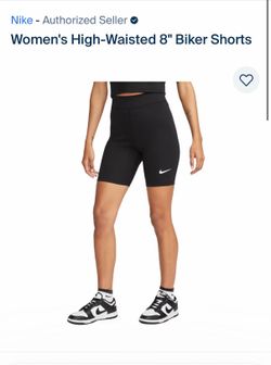 Women’s Nike high wasted biker shorts
