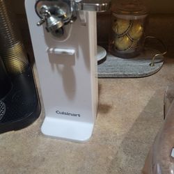 Electric can opener. 8. Firm