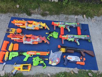 Lot of Nerf / ERTL / Super Soaker Toys