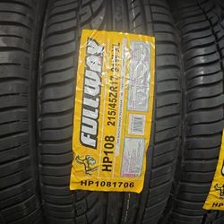 215 45 17 New Set Of Tires 
