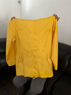 Yellow rain coat
