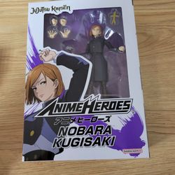 Bandai Jujutsu Kaisen Anime Heroes Nobara Kugisaki Fushiguro Figure