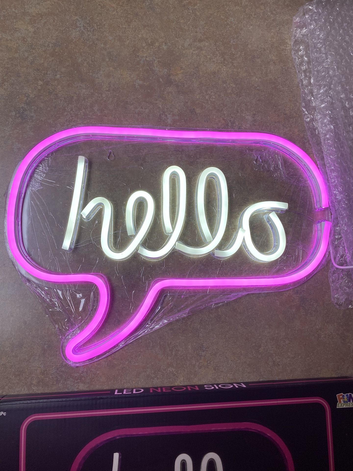“hello” Neon Sign 