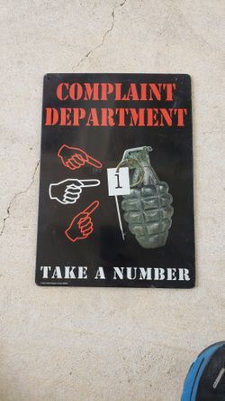 Metal Sign
