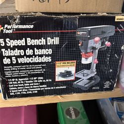 Performance Tools 5-speed Bench Drill