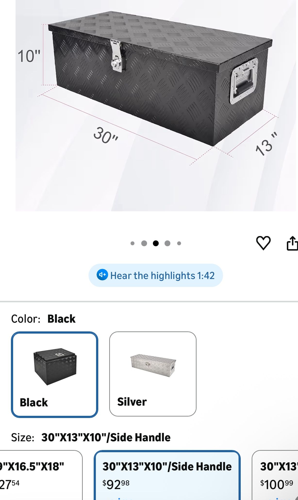 Tool Box Underbody Flatbox Truck Car 