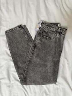 Abercrombie And Fitch Jeans The Mom High Rise Grey Wash Jeans 26/2s