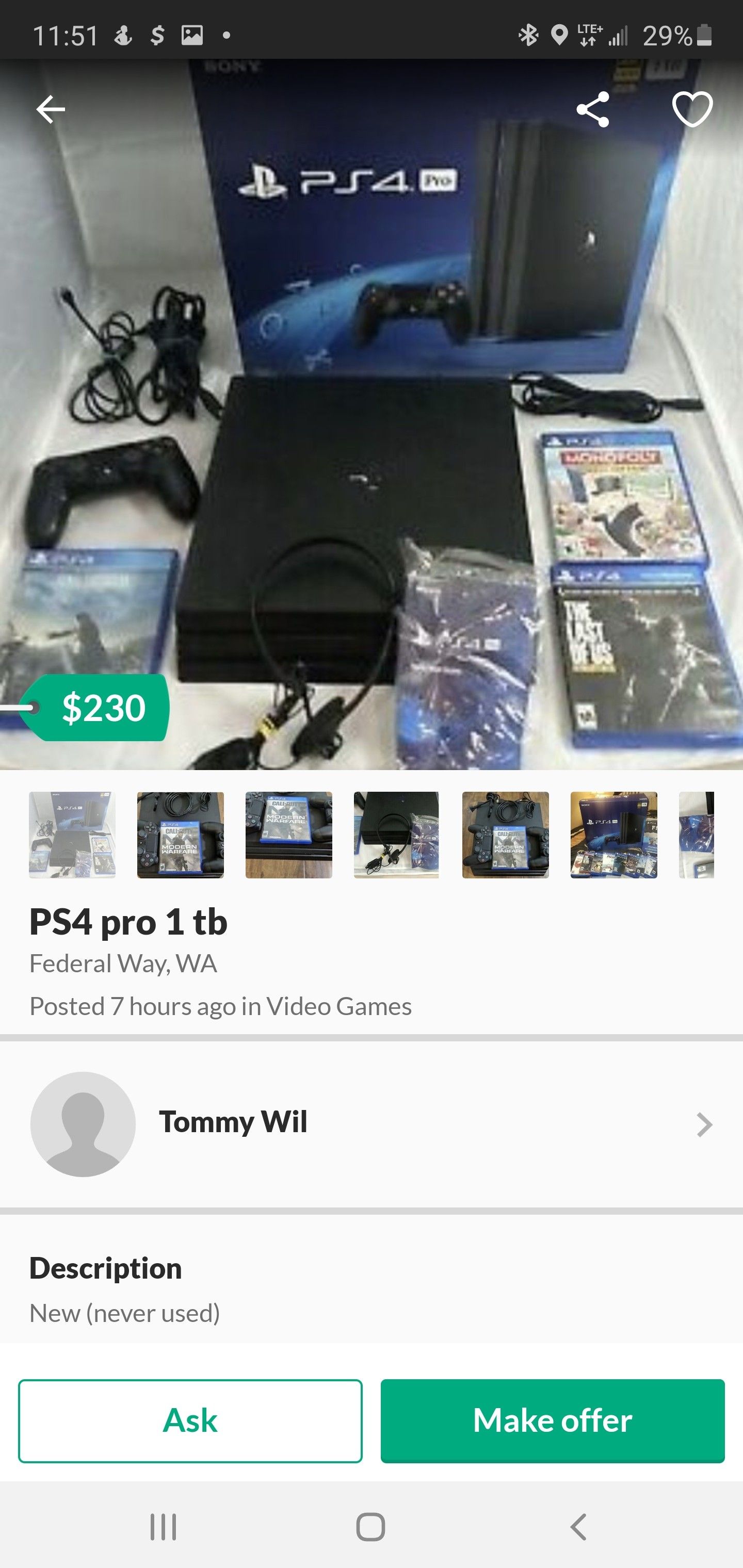 Do not trust this post... he is a scammer!!! I sent him some money via cashapp then he's requesting more money!!!