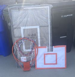 Backboard And Hoop For Portable Basketball Hoop