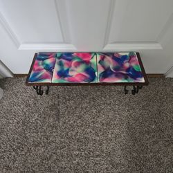 Wall Shelf With Custom Colored Tiles