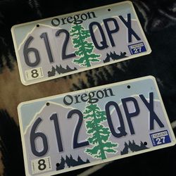 Oregon Plates