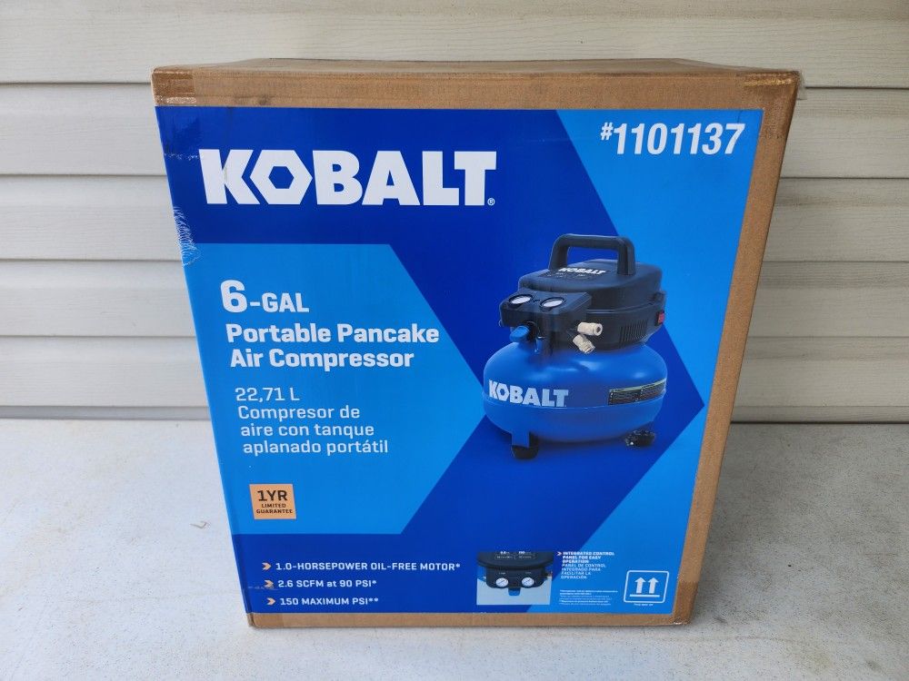 Kobalt Portable Pancake Air Compressor -BRAND NEW