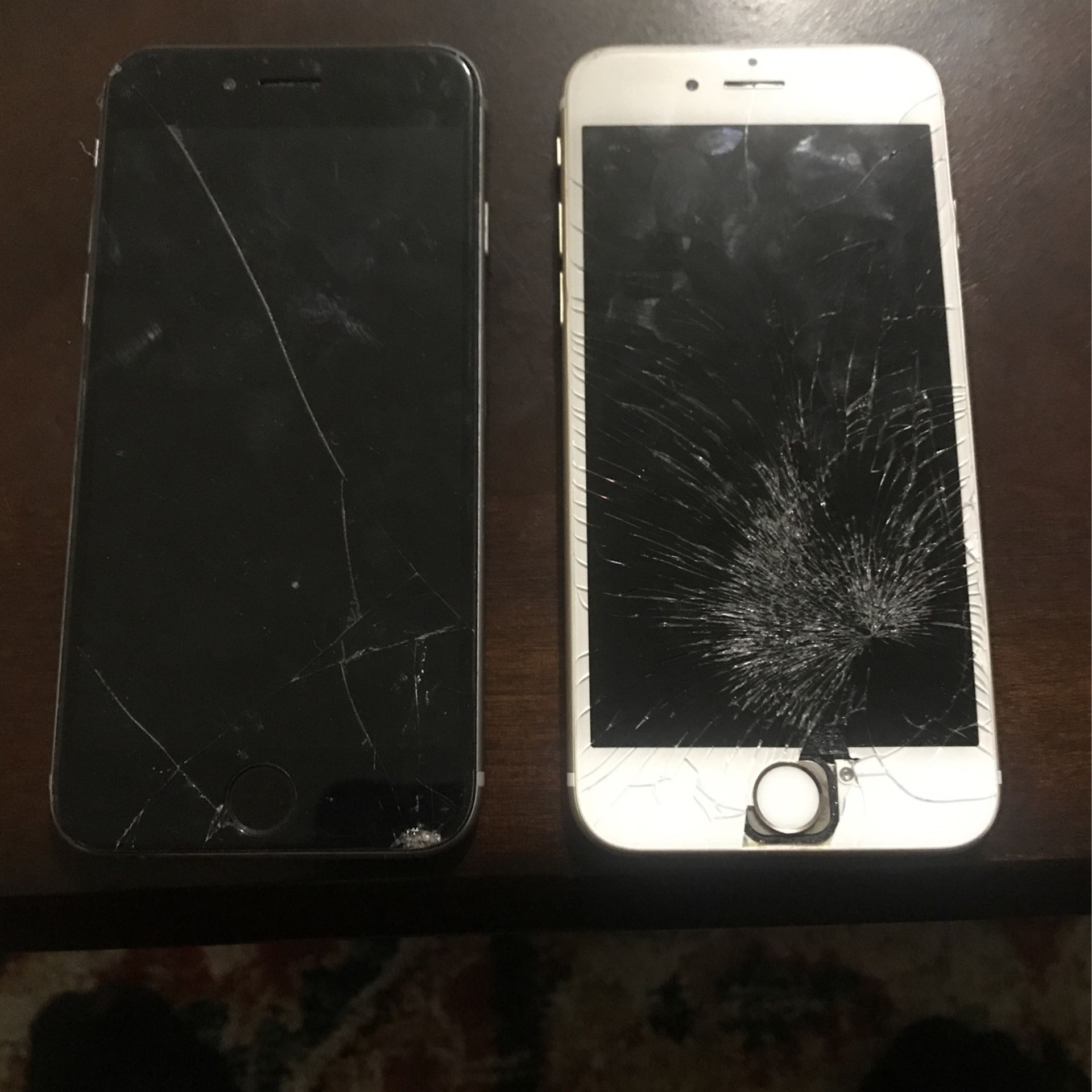 iPhone 6 Selling For Parts Water Damage On Both.
