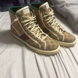 Gucci Tennis 1977 High Top Sneakers 10.5