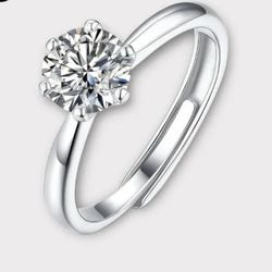 1 CT Moissanite Ring