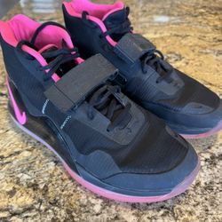 Size 9 - Nike Air Force Max Black Pink Blast (NO BOX) AR0974-004