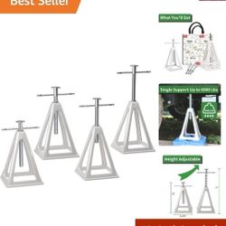 RV Stack Jacks 4 Pack with Storage Bag, Aluminum Stabilizer 