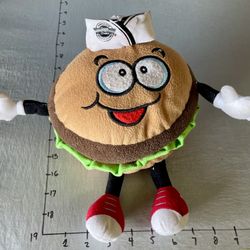 Sugar Loaf Steak & Shake Sizzle Hamburger Burger Plush Stuffed Toy 7"