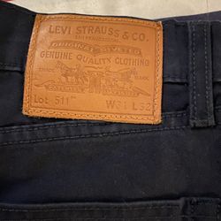 Levis 511 Size 31x32 Dark Blue