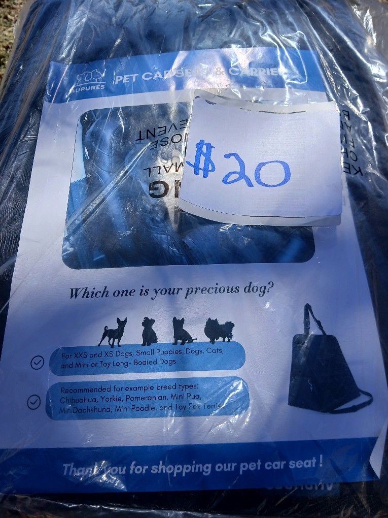 Small Pet Carrier And Car Seat