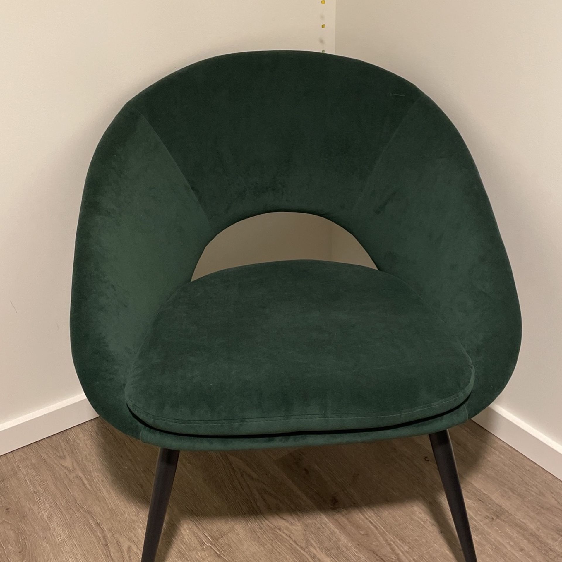 Green Velvet Accent Chair