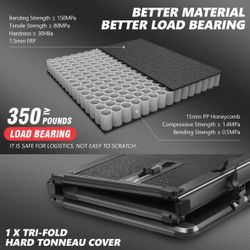 Toyota Tacoma 5Ft Bed Cover Hard Top Trifold