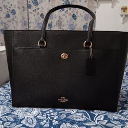 Black Leather Coach Bag From The Coach Store $100 Firm