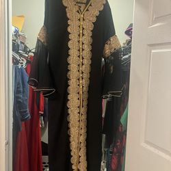  New Dubai Moroccan Caftan African Attire Bridesmaid Abaya Long Maxi Formal Wedding Kaftan