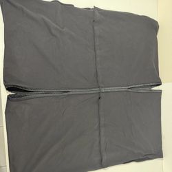 Lululemon Scarf Wrap Womens One Size Gray Rectangle Snap Button Neck Shawl