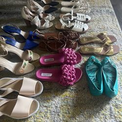 13 Pairs Women’s Shoes Size 6 – Steve Madden, Zara, Nine West – Bulk Lot 