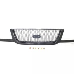Grille Front Fits 2001-2003 Ford Ranger 4-Door 2.3L 3L5Z8200BA FO1200395, New