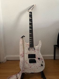 Custom Blood Splatter Jackson Guitar