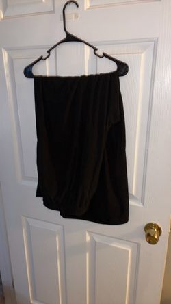 Black corduroy pants