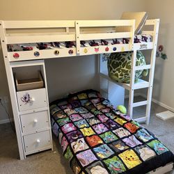 Bunk Bed W/ Desk