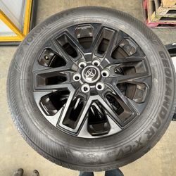 20" TOYOTA TUNDRA WHEELS & TIRES $1300 OR BEST OFFER!