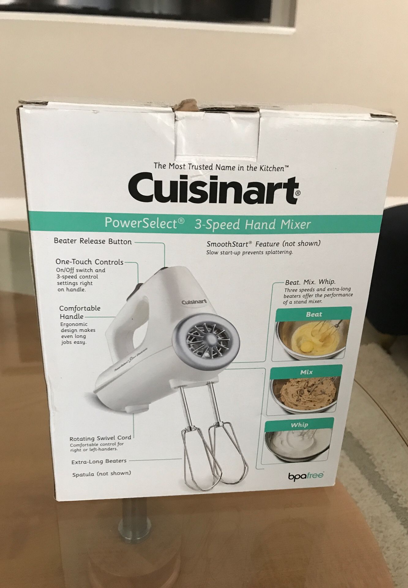CuisinArt Powerselect 3 speed Hand Mixer