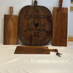 Wooden Cutting Boards And Door Display For Your Next Party Or Event