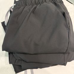 Black Scrub Pants