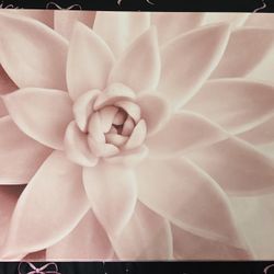 pink flower painting