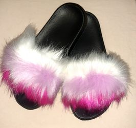 Fur Slide Women Slippers