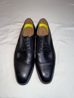 Florsheim Men’s Black Leather Oxford Cap Dress Shoes
