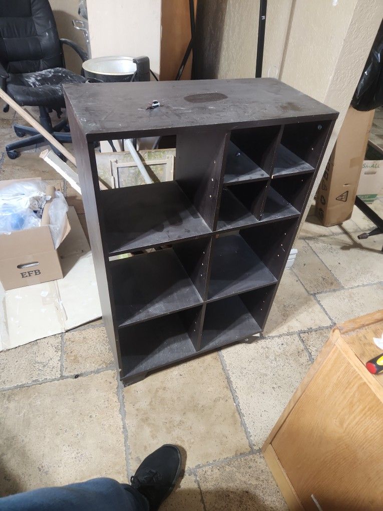 Shelving Unit Squares Storage Book Shelf