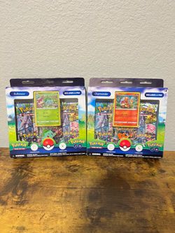 Pokémon TCG Pokémon GO Pin Collections Bulbasaur Charmander Sealed