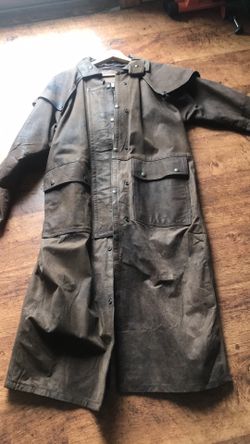 Men’s real leather cowboy coat