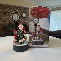 Santa Christmas clock. 