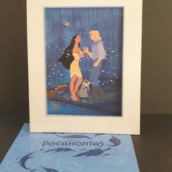 Disney animated classic Pocahontas litograph with envelope